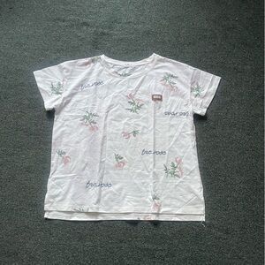 Floral White Kids T-Shirt